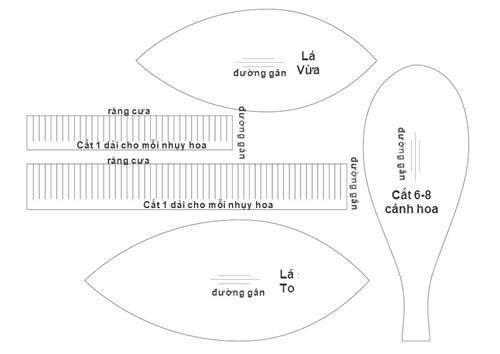 Nhà sang chảnh bày hoa mộc lan giấy 6