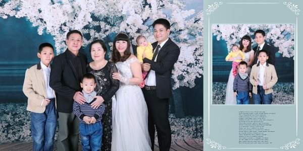 Những bức ảnh cưới gia đình đẹp nhất khiến mọi nhà đều thích 7