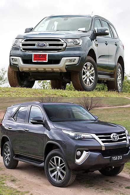 So sánh Ford Everest và Toyota Fortuner thế hệ mới tại Việt Nam 2