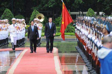 Thủ tướng Việt-Anh quan ngại về tình trạng thay đổi nguyên trạng ở Biển Đông