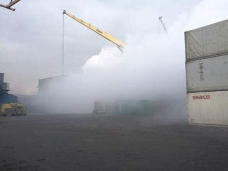 Vụ cháy container hóa chất: Hơn 50 cảnh sát PCCC nhập viện 2