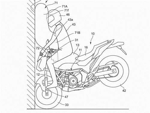 Honda trang bị túi khí siêu an toàn cho xe mô tô 2