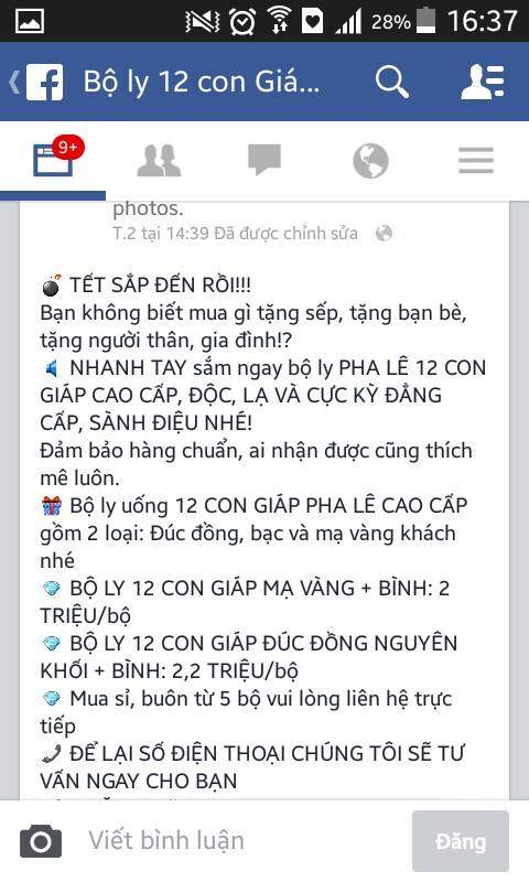 "Sốt” bộ ly 12 con giáp làm quà biếu Tết 2016 15