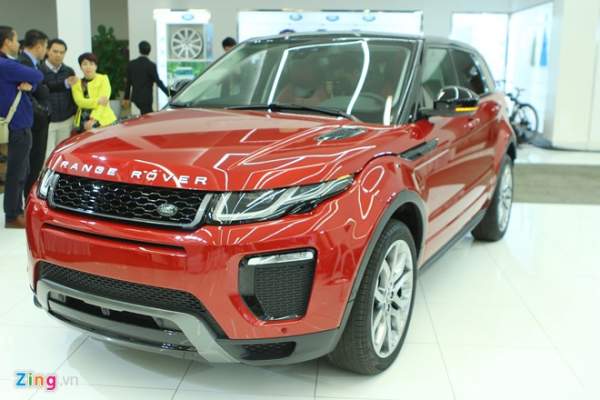 Range Rover Evoque 2016 chính hãng vẫn chưa có giá bán