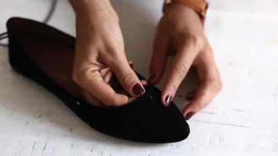 Mách bạn gái tự làm giày buộc dây thật "sành điệu củ kiệu" 4