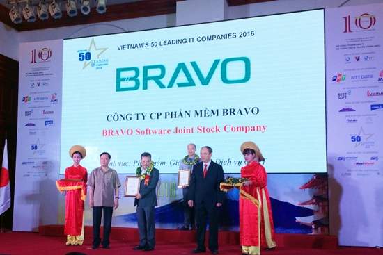 BRAVO lọt Top 50 Doanh nghiệp CNTT hàng đầu Việt Nam 2016
