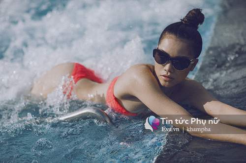 Quách An An nóng bỏng với loạt ảnh bikini chào hè 18