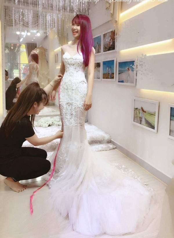 Bí mật đằng sau những mẫu váy cưới đẹp nức lòng của sao Việt 3