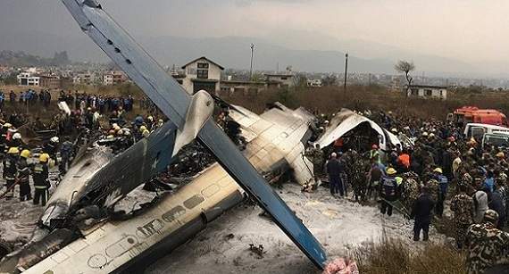 Máy bay hành khách chở 71 người rơi ở Nepal