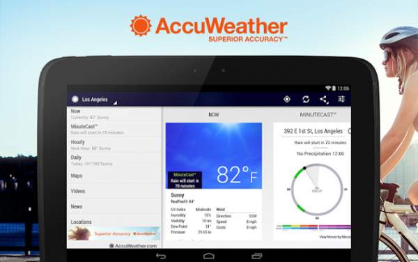 Tổng hợp phần mềm theo dõi thời tiết miễn phí trên Android 7