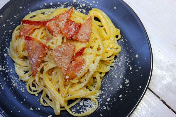 Làm món spaghetti carbonara cho bữa sáng chỉ 15 phút 5