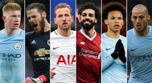 Đề cử giải Cầu thủ xuất sắc nhất Premier League: Man City áp đảo