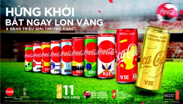 Giấc mơ vàng của bóng đá Việt trên lon Coca-Cola phiên bản đặc biệt 3