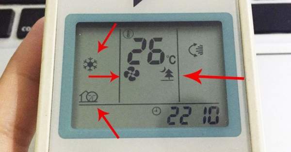 Giải mã ký hiệu kỳ lạ trên điều khiển điều hòa nhiệt độ