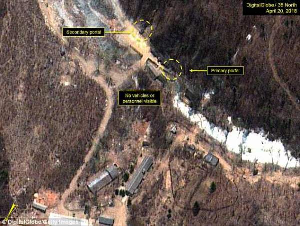 Triều Tiên bắt đầu rút cáp ngầm tại bãi thử hạt nhân