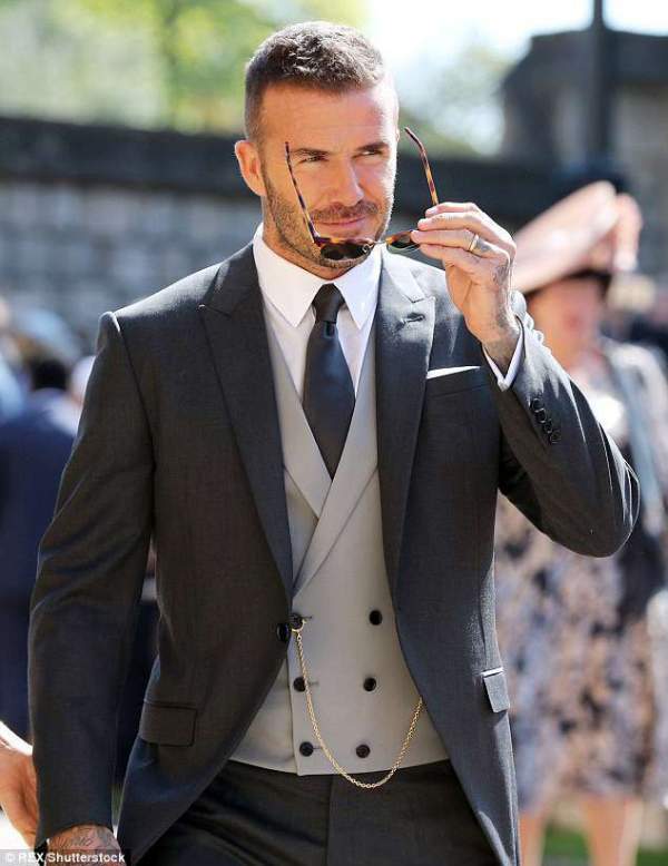 Vợ chồng Beckham nổi bật giữa dàn sao tham dự đám cưới của hoàng tử Harry 6