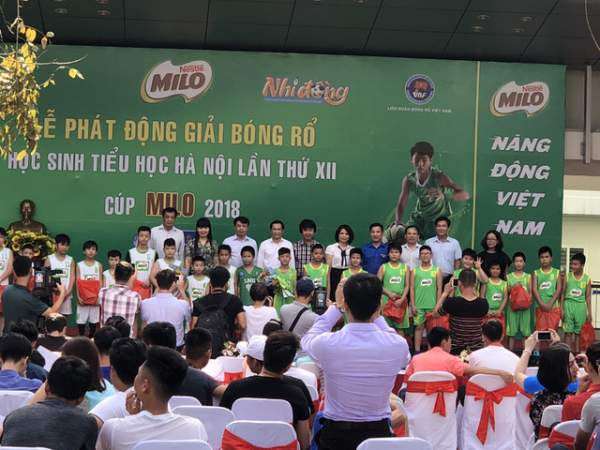 Phát động giải bóng rổ học sinh tiểu học Hà Nội năm 2018 2