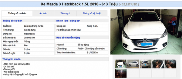 Lạ thường những chiếc Mazda3 “cá vàng” giá đắt ngang xe mới 4