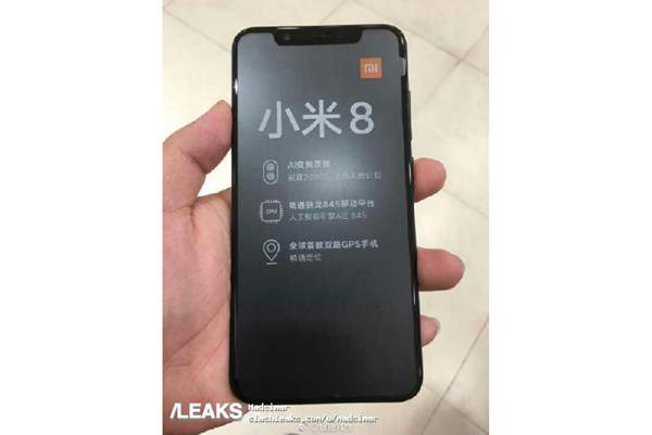Xiaomi Mi 8 lộ kiểu dáng thiết kế giống hệt iPhone X 3