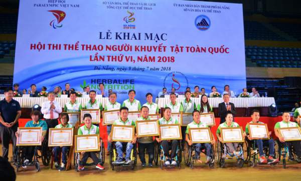 Đà Nẵng: Khai mạc Hội thi Thể thao người khuyết tật toàn quốc 2