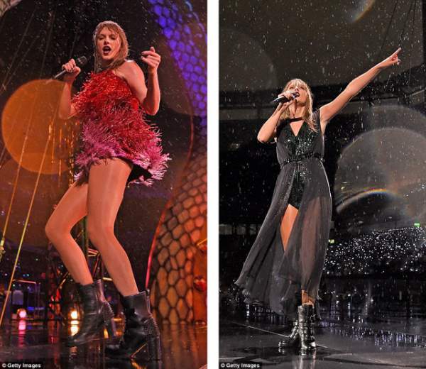 Taylor Swift “dầm mưa” suốt hai tiếng trong liveshow 11