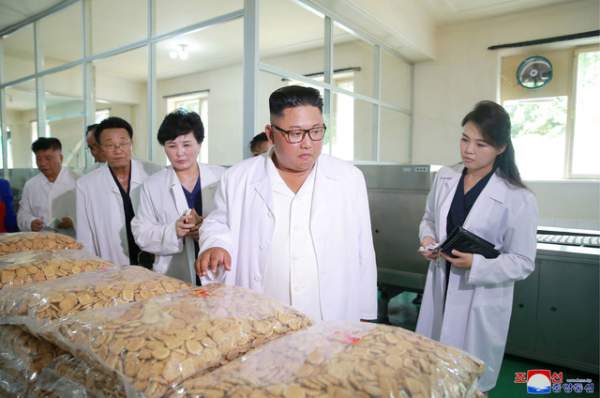 Đệ nhất phu nhân Triều Tiên tháp tùng ông Kim Jong-un thị sát nhà máy 7