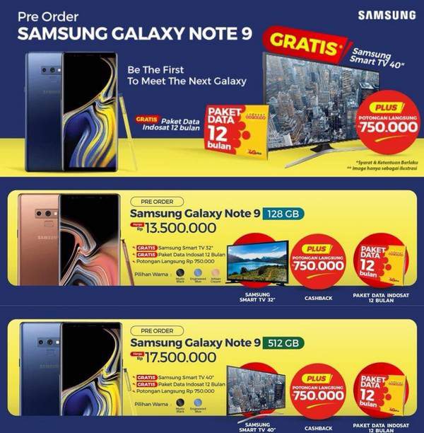 Lộ giá bán “chát chúa” của Galaxy Note 9 tại Indonesia