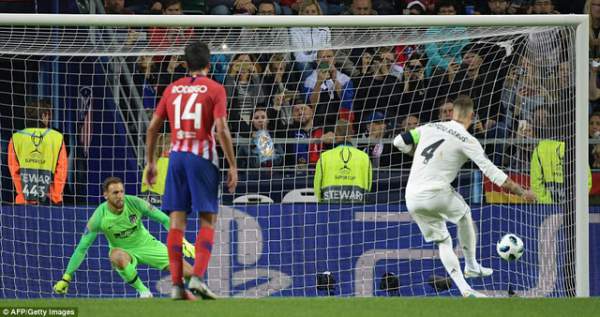 Thắng nghẹt thở Real Madrid, Atletico giành Siêu Cup châu Âu 2018 2