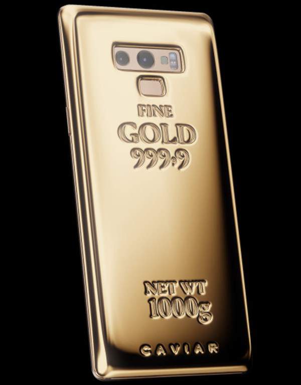 Ngắm Galaxy Note 9 phiên bản vàng thỏi 1,4 tỷ đồng 3