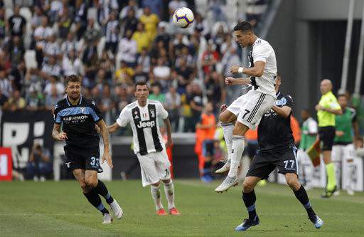 Juventus 1-0 Lazio (hiệp 1): C.Ronaldo quyết ghi bàn 3