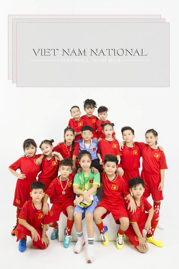 Dàn nhóc tì đáng yêu hoá “tuyển nhí” cổ vũ đội tuyển Olympic Việt Nam 6