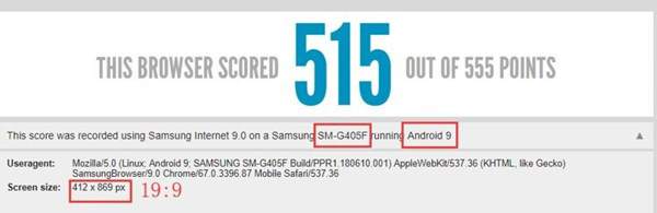 Samsung Galaxy S10 trang bị màn hình tỷ lệ mới