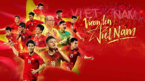 Dàn sao ở Việt Nam - Hàn Quốc cùng cổ vũ “Việt Nam vô địch” 1