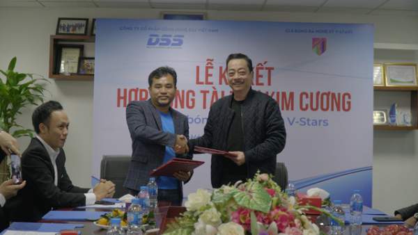 DSS Việt Nam chính thức trở thành nhà tài trợ Kim cương của CLB bóng đá nghệ sĩ V- Stars 2