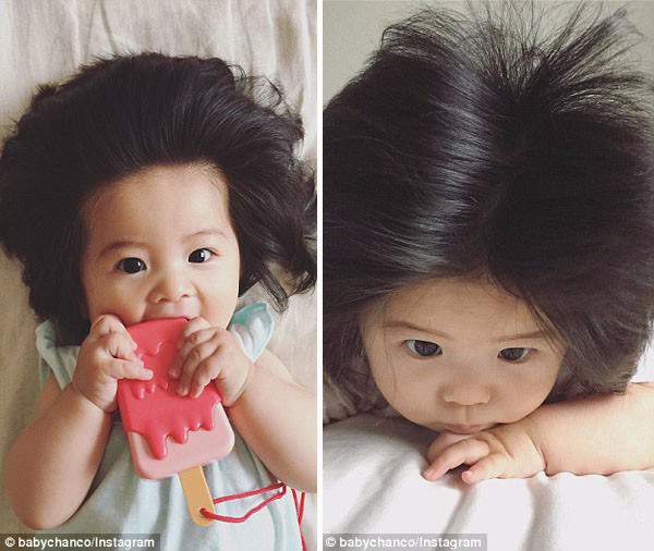 Em bé một tuổi có mái tóc bồng bềnh trở thành... gương mặt quảng cáo gây sốt 10