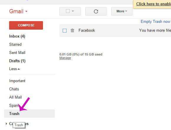 Cách phục hồi thư Gmail đã xóa chỉ trong 3 bước