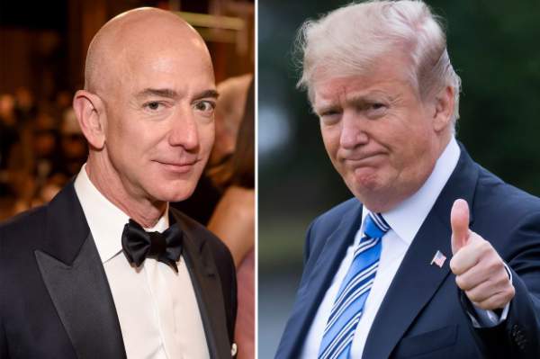 Ông Trump chúc tỷ phú Amazon "may mắn" sau vụ ly hôn ồn ào