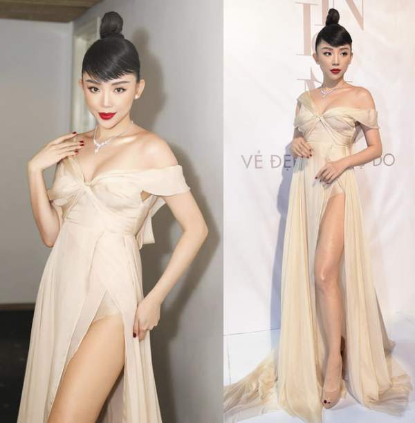 H’Hen Niê lạ lẫm với tóc xoăn; Hoa hậu Jolie Nguyễn quyến rũ với váy ren xuyên thấu 6