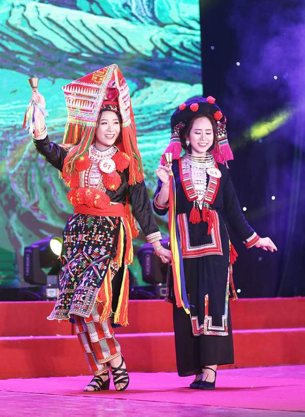 Nữ sinh ĐH Văn hóa khoe sắc trong trang phục các dân tộc Việt Nam 3