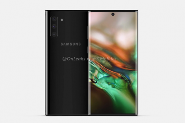 Video và ảnh bản dựng hoàn chỉnh cho thấy thiết kế mới mẻ của Galaxy Note10