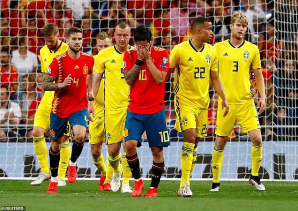 Tây Ban Nha 3-0 Thụy Điển: Ramos, Morata lập công 15