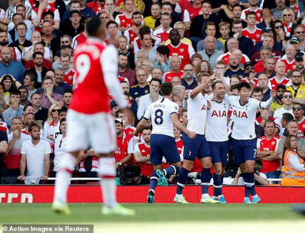 Arsenal 0-1 Tottenham (hiệp ): Eriksen mở tỉ số 8