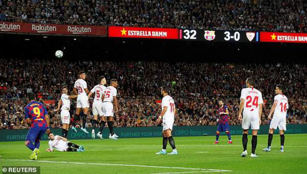 Messi và Luis Suarez rực sáng, Barcelona thắng đậm Sevilla 10