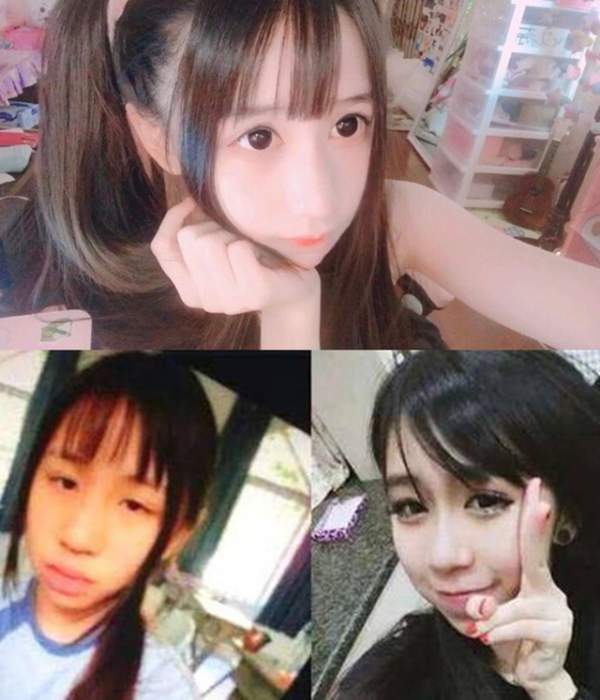 Hoảng hốt vì mặt mộc của các hot girl mạng xã hội Trung Quốc 2