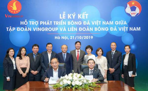 Vingroup & VFF ký thỏa thuận hợp tác chiến lược hỗ trợ phát triển bóng đá Việt Nam 1