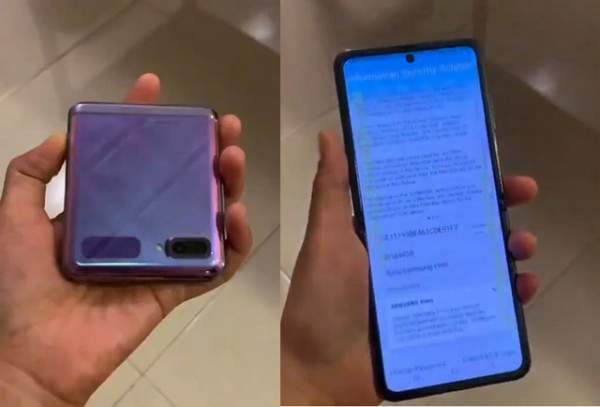 Lộ video thực tế smartphone màn hình gập Galaxy Z Flip sắp ra mắt của Samsung