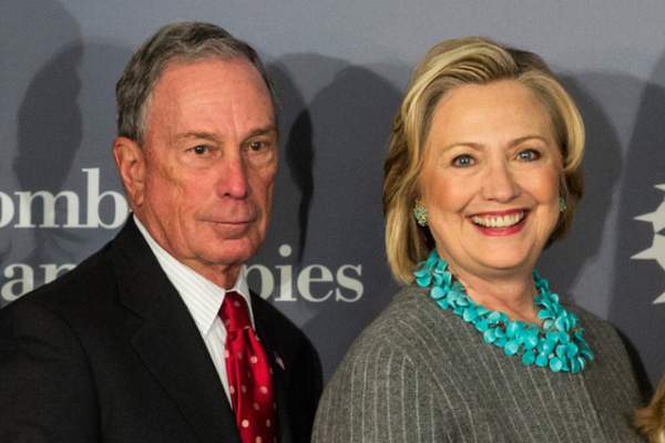 Rộ tin đồn tỷ phú Bloomberg muốn bà Clinton trở thành “phó tướng”