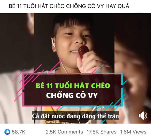 Cậu bé 11 tuổi hát chèo về phòng chống dịch Covid-19 hút triệu lượt views 3
