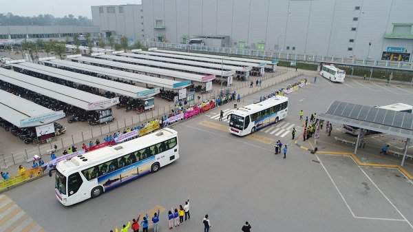 Lộ trình di chuyển của công nhân Samsung nhiễm COVID-19: 14 lượt đi xe buýt khi đã ho, sốt