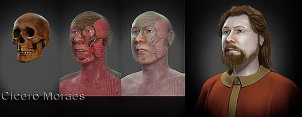 Phục dựng thành công khuôn mặt từ hộp sọ 1.000 năm tuổi 2